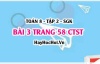 Bài 3 trang 58 Toán 8 Tập 2 Chân trời sáng tạo